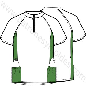 Patron ropa, Fashion sewing pattern, molde confeccion, patronesymoldes.com Camiseta running 9579 HOMBRES Remeras